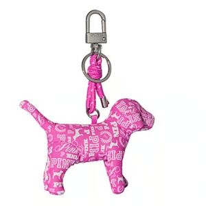 PINK DOG KEYCHAIN VICTORIA SECRET 2025 Bag Charm